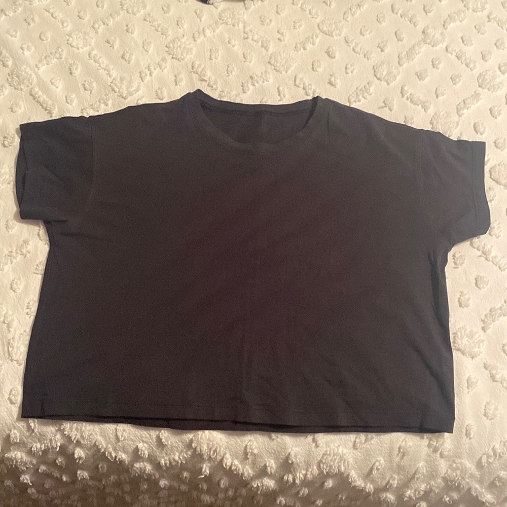 Lululemon love crop tank size 4 Black